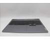 Lenovo 5CB1N84687 C-Cover with keyboard, Italian, Luna Grey, RGB Backlight, UK
