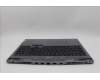 Lenovo 5CB1N84690 C-Cover with keyboard, Portuguese, Luna Grey, RGB Backlight, UK