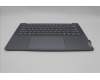 Lenovo 5CB1N90765 C-Cover with keyboard, English, Luna Grey, w/puresight pro logo, US