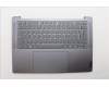 Lenovo 5CB1N90802 C-Cover with keyboard, Spanish, Luna Grey, UK