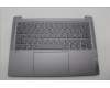Lenovo 5CB1N90838 C-Cover with keyboard, Nordic, Arctic Grey, UK