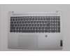 Lenovo 5CB1N90985 C-Cover with keyboard, French, Cloud Grey, Backlight, Fingerprint, US