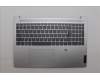 Lenovo 5CB1N90986 C-Cover with keyboard, German, Cloud Grey, Backlight, Fingerprint, UK