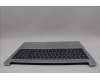 Lenovo 5CB1N91029 C-Cover with keyboard, Belgian, Cloud Grey, Backlight, Non-Fingerprint, UK