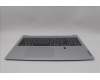 Lenovo 5CB1N92828 C-Cover with keyboard, French, Cloud Grey, Non-Backlight, Fingerprint, US