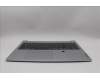 Lenovo 5CB1N92829 C-Cover with keyboard, German, Cloud Grey, Non-Backlight, Fingerprint, UK