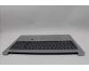 Lenovo 5CB1N92832 C-Cover with keyboard, Belgian, Cloud Grey, Non-Backlight, Fingerprint, UK