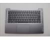 Lenovo 5CB1N94707 C-Cover with keyboard, German, Arctic Grey, Non-Backlight, Non-Fingerprint, UK