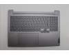 Lenovo 5CB1N94912 C-Cover with keyboard, Belgian, Arctic Grey, UK
