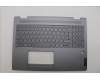 Lenovo 5CB1N95064 C-Cover with keyboard, UK English, Luna Grey, Fingerprint, UK