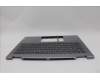 Lenovo 5CB1N96860 C-Cover with keyboard, Portuguese, Arctic Grey, FingerPrint, UK