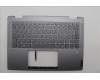 Lenovo 5CB1N96876 C-Cover with keyboard, French, Arctic Grey, FingerPrint, US