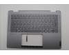 Lenovo 5CB1N96888 C-Cover with keyboard, German, Arctic Grey, Non-FingerPrint, UK