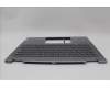 Lenovo 5CB1N96951 C-Cover with keyboard, Belgian, Arctic Grey, Non-FingerPrint, UK
