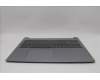 Lenovo 5CB1N97500 C-Cover with keyboard, German, Arctic Grey, Non-Backlight, Fingerprint, UK