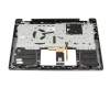 5CB1N97647 original Lenovo keyboard incl. topcase DE (german) grey/grey with backlight