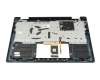 5CB1P00299 original Lenovo keyboard incl. topcase UK (english) blue/blue with backlight