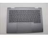 Lenovo 5CB1P00597 C-Cover with keyboard, Ukraine, Luna Grey, Backlight, US