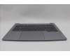 Lenovo 5CB1P00841 C-Cover with keyboard, Ukraine, Arctic Grey, Backlight, US