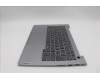 Lenovo 5CB1P00850 C-Cover with keyboard, French, Arctic Grey, US