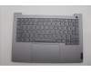Lenovo 5CB1P00876 C-Cover with keyboard, Bulgarian, Arctic Grey, Backlight, UK