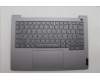 Lenovo 5CB1P00884 C-Cover with keyboard, Greek, Arctic Grey, Backlight, US