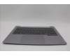 Lenovo 5CB1P00885 C-Cover with keyboard, Hebrew, Arctic Grey, Backlight, US