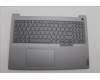 Lenovo 5CB1P00945 C-Cover with keyboard, Greek, Arctic Grey, Backlight, US