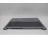 Lenovo 5CB1P01007 C-Cover with keyboard, Hebrew, Arctic Grey, Backlight, US