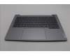 Lenovo 5CB1P01129 C-Cover with keyboard,Greek,Arctic Grey,Backlight