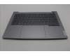 Lenovo 5CB1P01133 C-Cover with keyboard, Italian, Arctic Grey, Backlight, UK