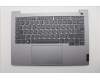 Lenovo 5CB1P01349 C-Cover with keyboard, Russian, Arctic Grey, Non-Backlight, US