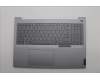 Lenovo 5CB1P01382 C-Cover with keyboard, Spanish, Arctic Grey, Backlight, UK