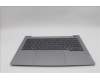 Lenovo 5CB1P27051 C-Cover with keyboard, English, Arctic Grey, Backlight, US