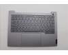 Lenovo 5CB1P27057 C-Cover with keyboard, Greek, Arctic Grey, Backlight, US