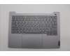 Lenovo 5CB1P27076 C-Cover with keyboard, USA English, Arctic Grey, Backlight, US