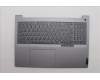 Lenovo 5CB1P31113 C-Cover with keyboard, Greek, Arctic Grey, Backlight
