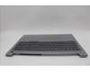 Lenovo 5CB1P31122 C-Cover with keyboard, Nordic, Arctic Grey, Backlight, UK