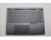 Lenovo 5CB1P31188 C-Cover with keyboard,German,Storm Grey,w/Screw