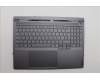 Lenovo 5CB1P31477 C-Cover with keyboard, Nordic, Storm Grey, w/Screw, UK