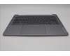 Lenovo 5CB1P31558 C-Cover with keyboard, US English Euro, Arctic Grey, US