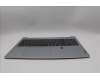 Lenovo 5CB1P33455 C-Cover with keyboard, Portuguese, Cloud Grey, Backlight, FingerPrint, UK