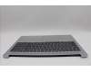 Lenovo 5CB1P33479 C-Cover with keyboard, Hebrew, Cloud Grey, Backlight, Non-FingerPrint, US