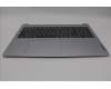 Lenovo 5CB1P33494 C-Cover with keyboard, Belgian, Cloud Grey, Backlight, Non-Fingerprint, UK