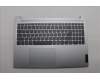 Lenovo 5CB1P33498 C-Cover with keyboard, Bulgarian, Cloud Grey, Backlight, Non-FingerPrint, UK