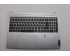 Lenovo 5CB1P35973 C-Cover with keyboard, Belgian, Cloud Grey, Non-Backlight, FingerPrint, UK