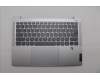 Lenovo 5CB1P43473 C-Cover with keyboard, US English Euro, Cloud Grey, Backlight, FingerPrint, US