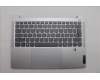 Lenovo 5CB1P48980 C-Cover with keyboard, Italian, Cloud Grey, Backlight, FingerPrint, UK