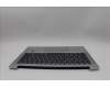 Lenovo 5CB1P48983 C-Cover with keyboard, Portuguese, Cloud Grey, Backlight, FingerPrint