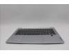 Lenovo 5CB1P48986 C-Cover with keyboard, Nordic, Cloud Grey, Backlight, FingerPrint, UK